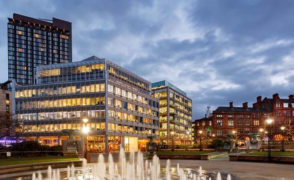 Millenium Square at dusk