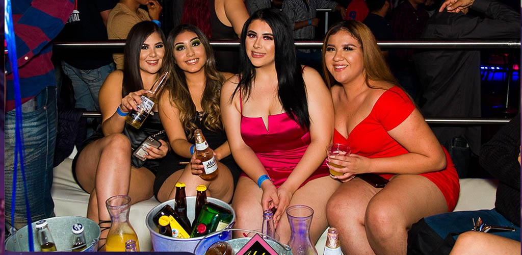 Curvy ladies drinking at Aldo's Night Club