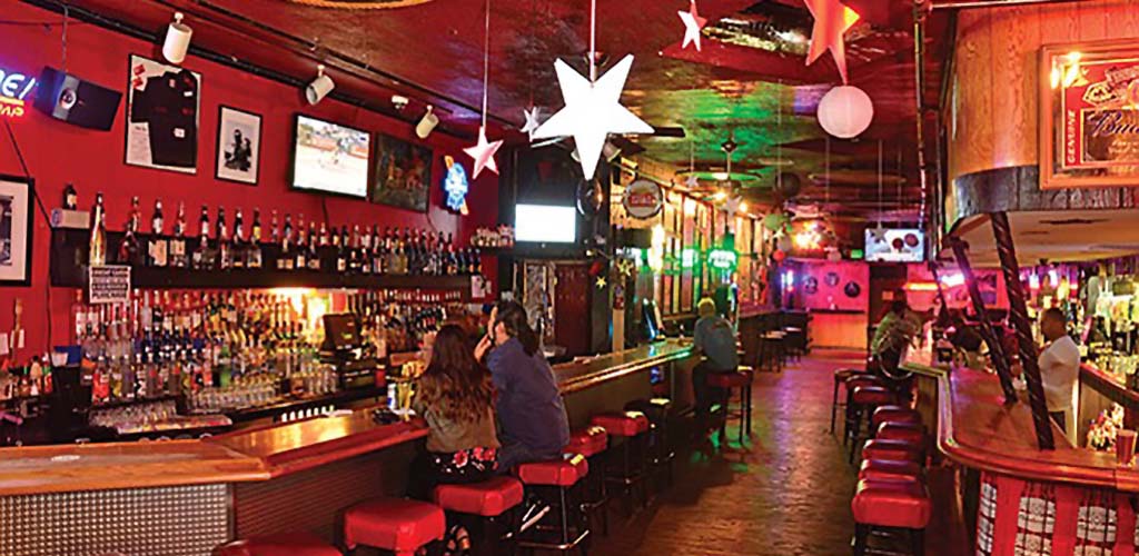 Quirky bar area of Star Bar