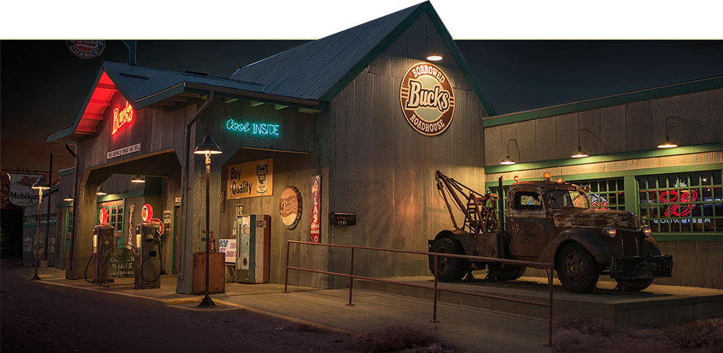 The outside of Borrowed Bucks Fargo