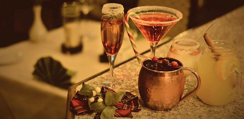 Festive cocktails from Da Claudio