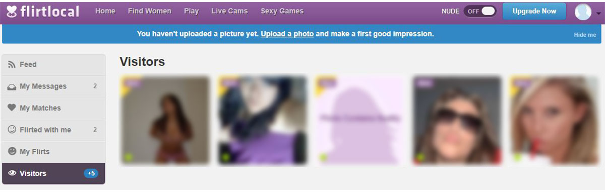 Who visited us on Flirtlocal.com