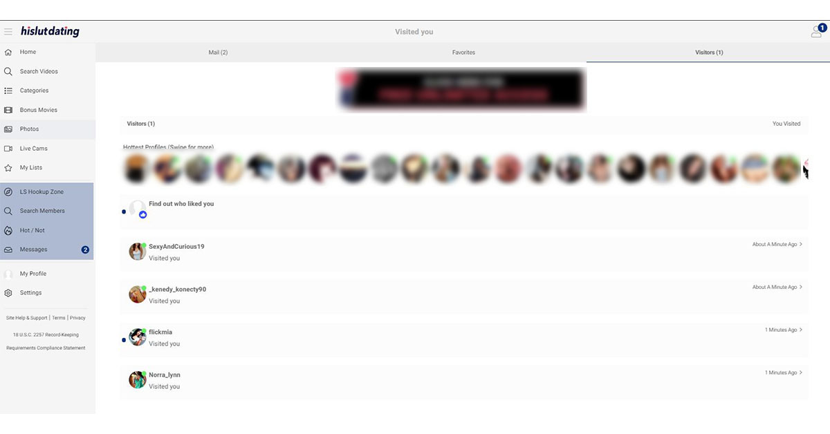 Who visited our profile on hislut.com