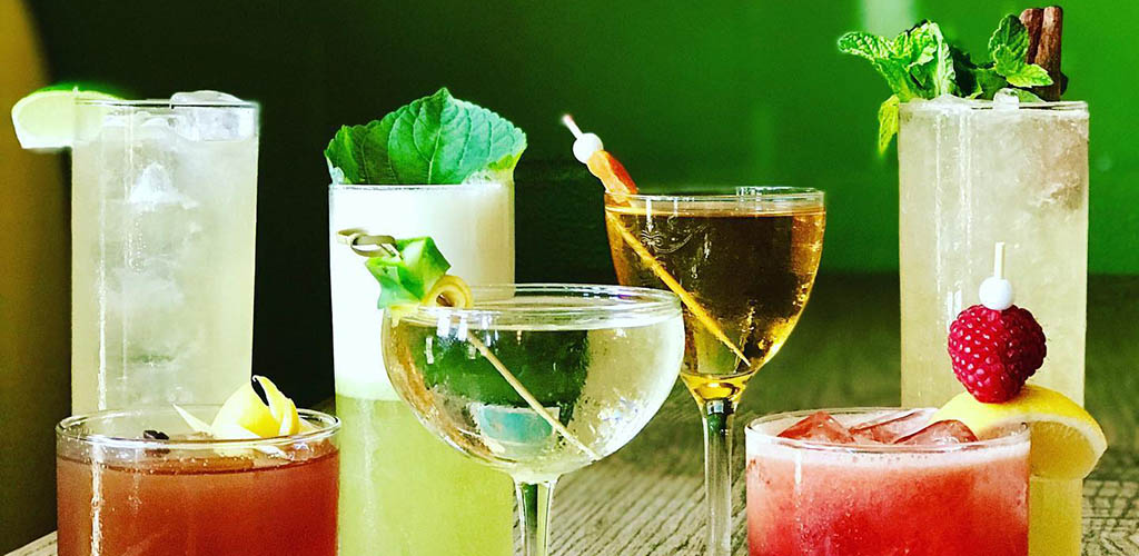 Various cocktails from Johnny's Gold Brick