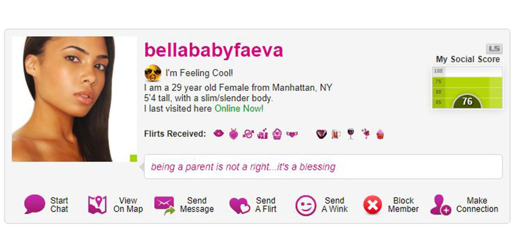 Profile from our local hookup review