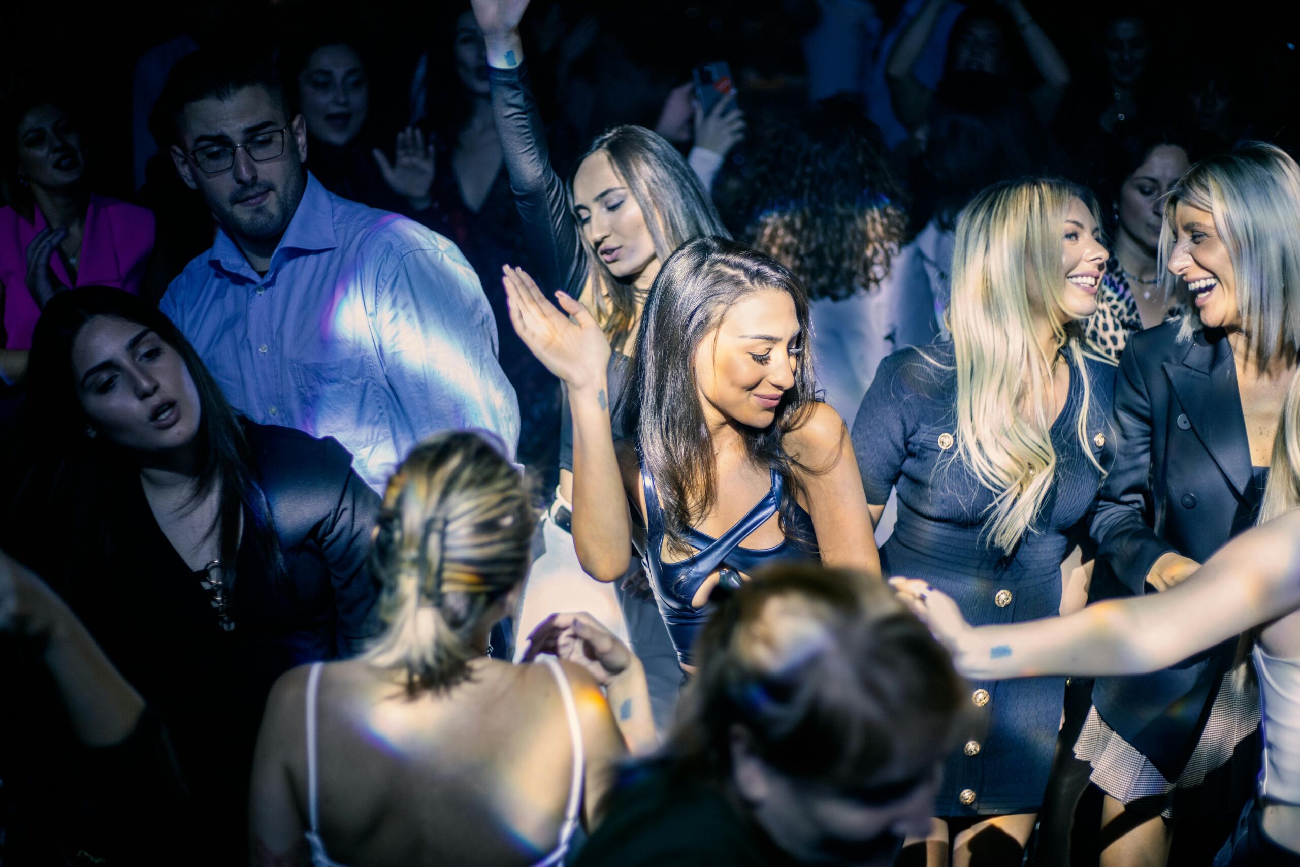 People partying in London