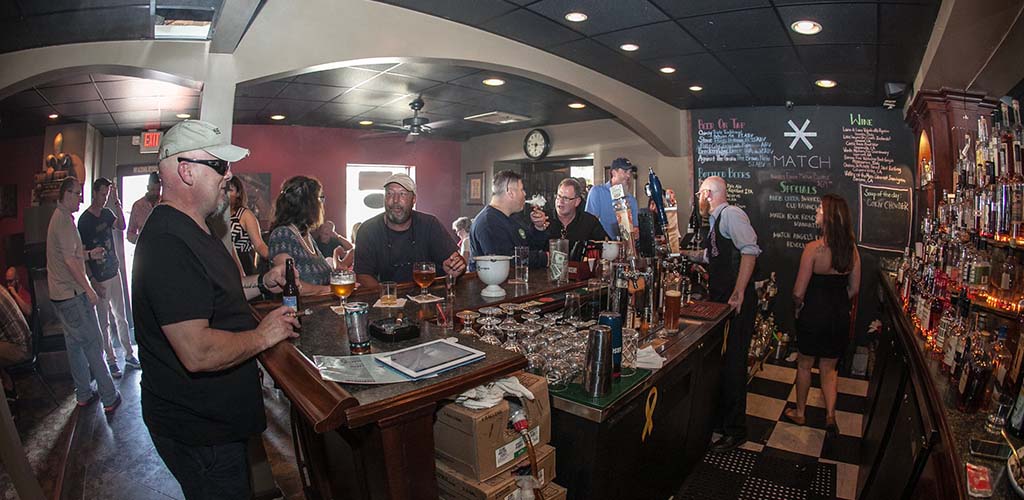 Happy hour at Match Cigar Bar