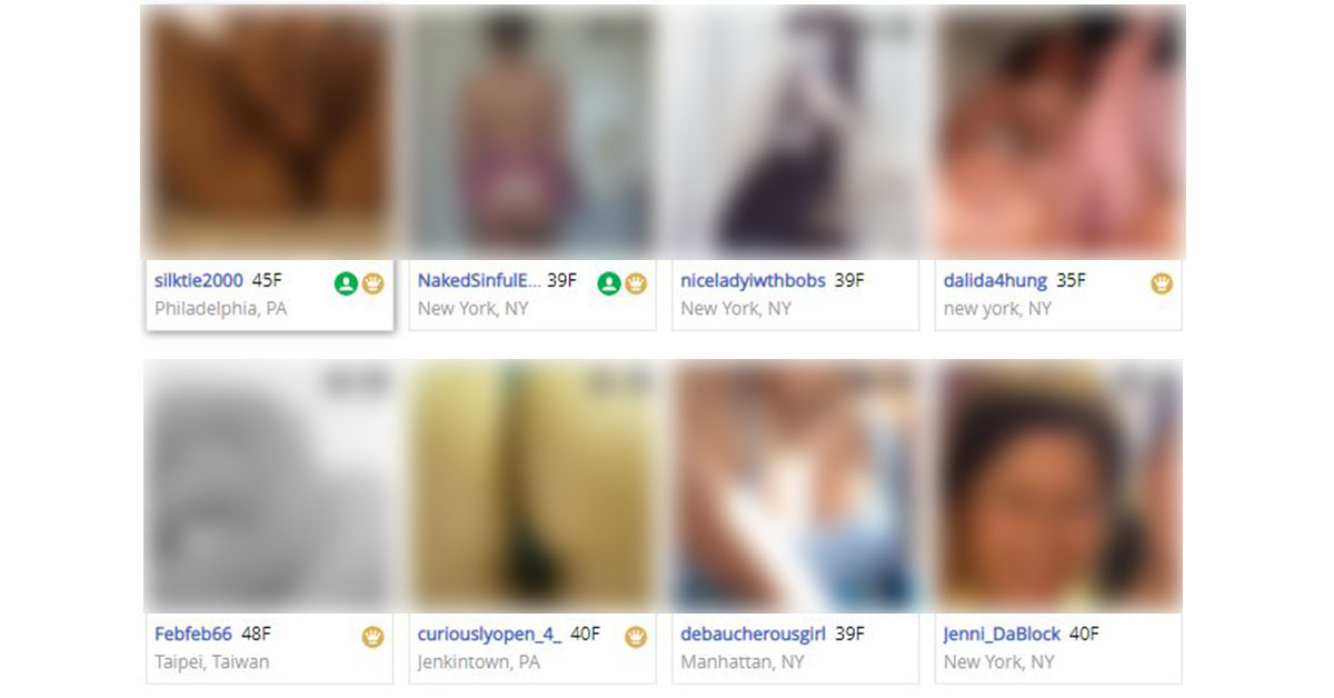 some of the members from our Maturehookups.com review