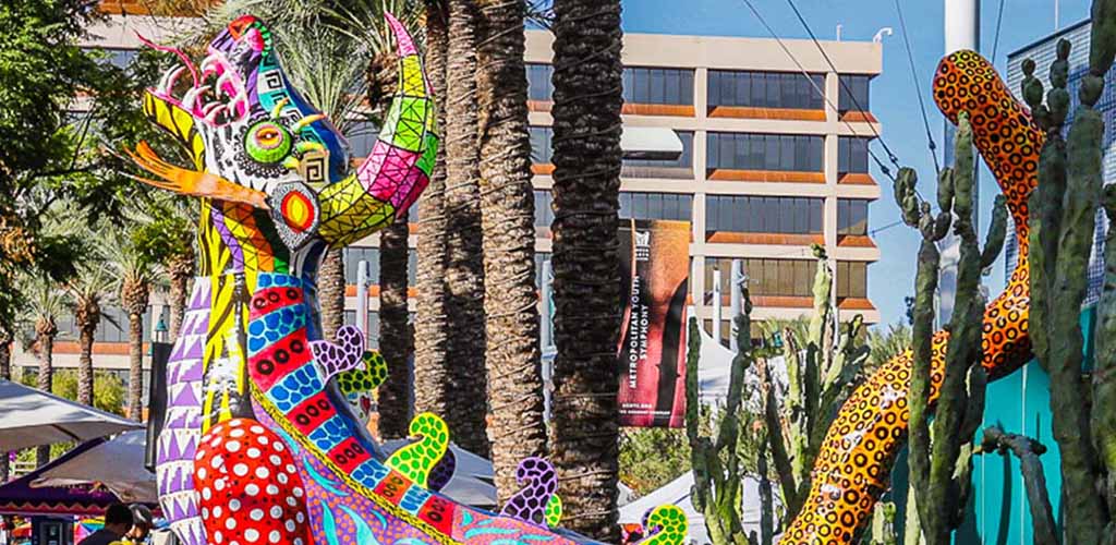 An outdoor installation from Mesa Arts Center