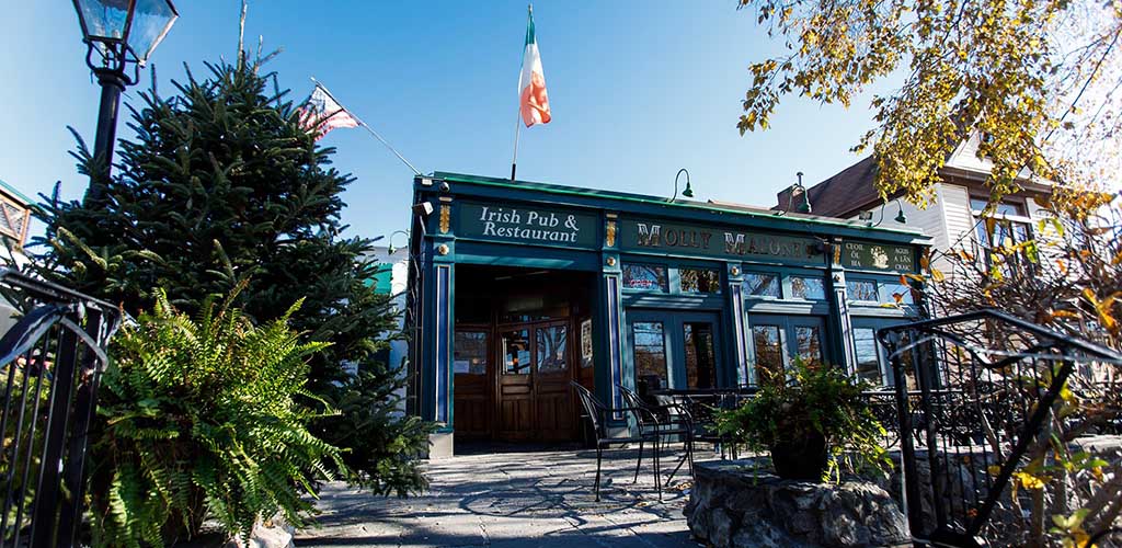 Molly Malone's Irish Pub in the daytime