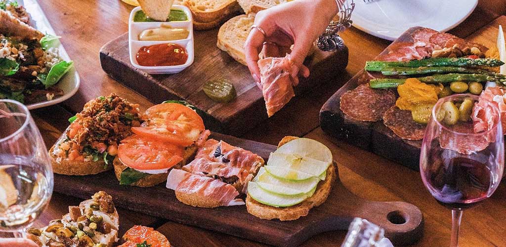 Appetizers from Postino East Wine Cafe