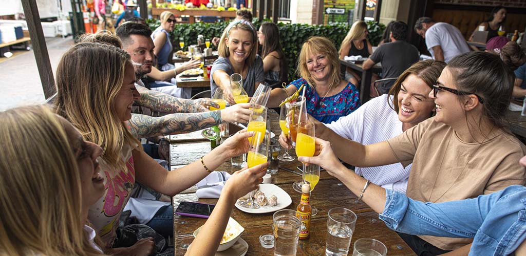 Cougars in Idaho having drinks at Red Feather Lounge