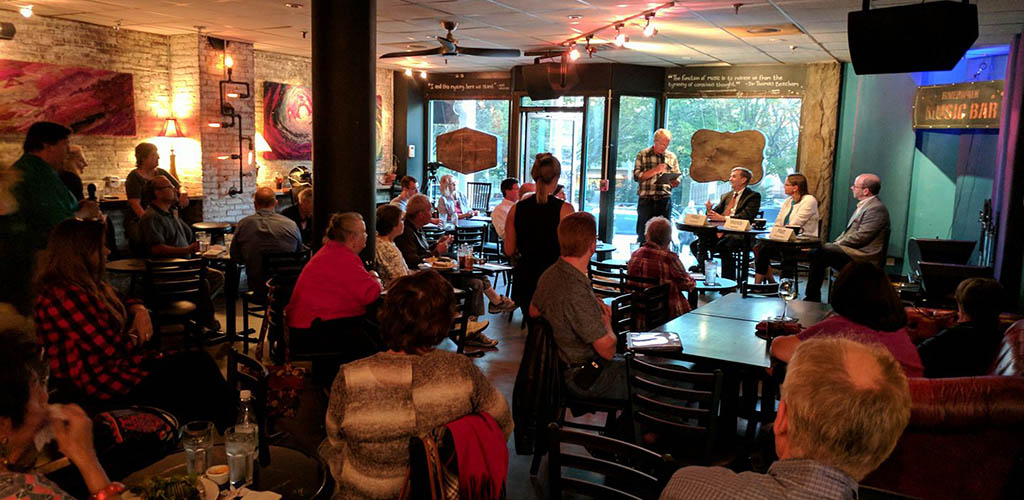 Regular patrons at Riverwalk Nashua