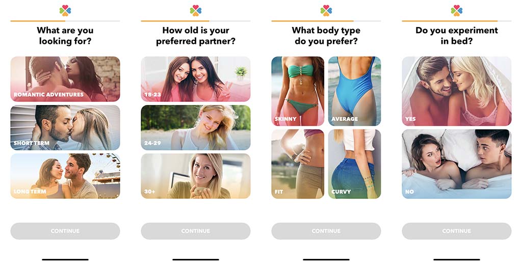 Signup questionnaire