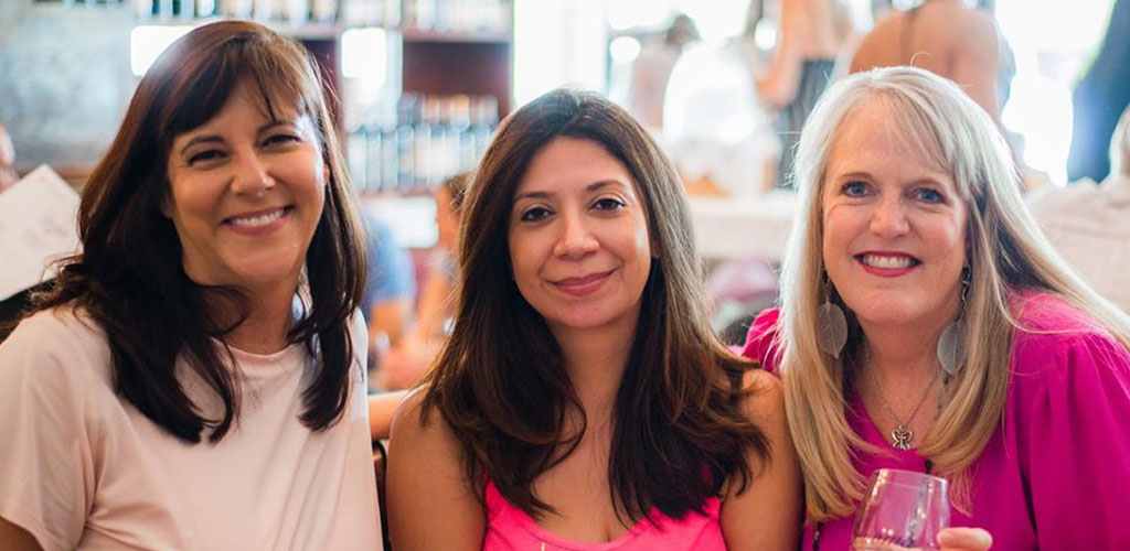 Beautiful older women in Sonoma in the Heights Wine Bar and Restaurant