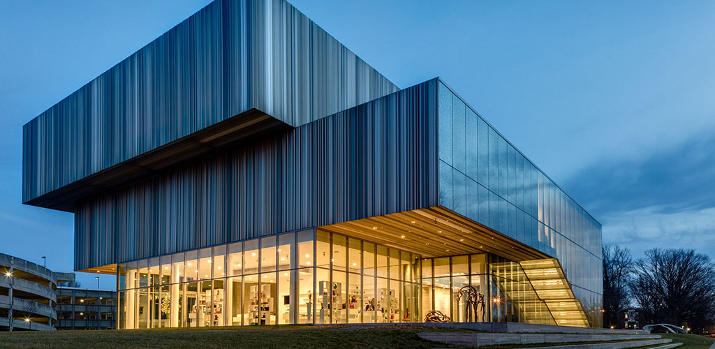 The beautiful exterior of the Speed Art Museum
