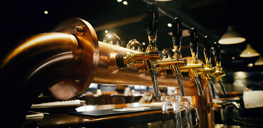 Beer taps from Running for Brews