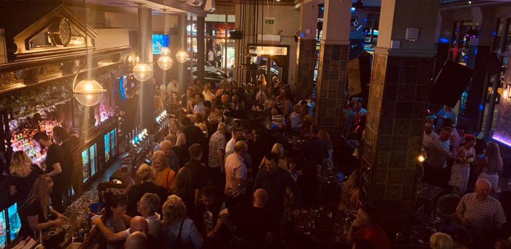 A busy night at The Maltman