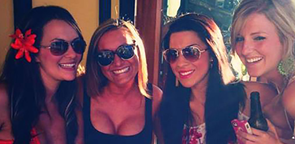 Beautiful ladies at The Hive Bar and Grill