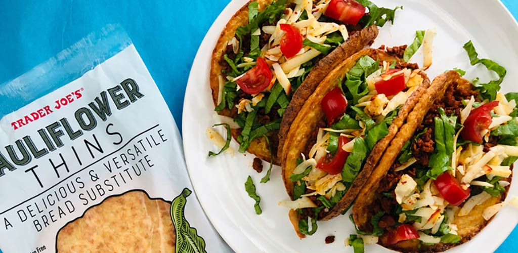 Tacos made with ingredients from Trader Joe's