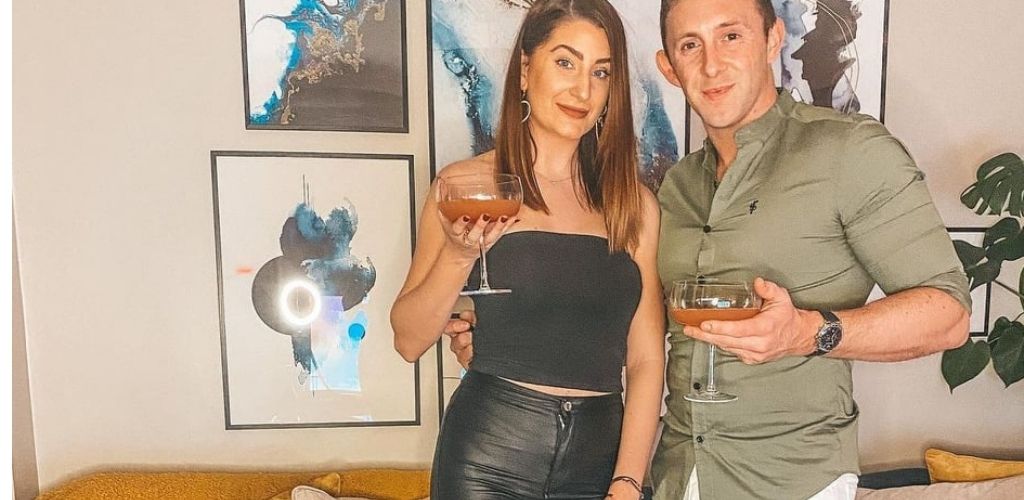 A cute Leicester couple drinking cocktails at 33Cankstreet