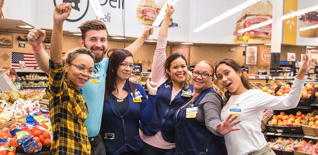 The friendly staff at Walmart