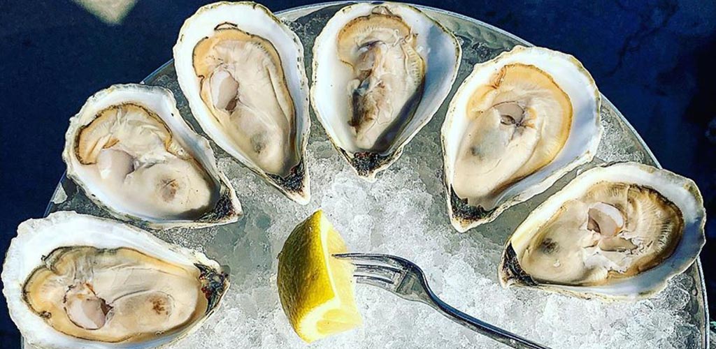 Fresh oysters from Water Street