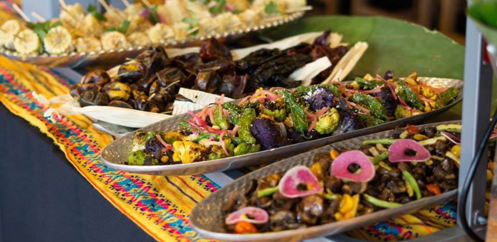 Appetizers from Xochi at Marriot Marquis Houston