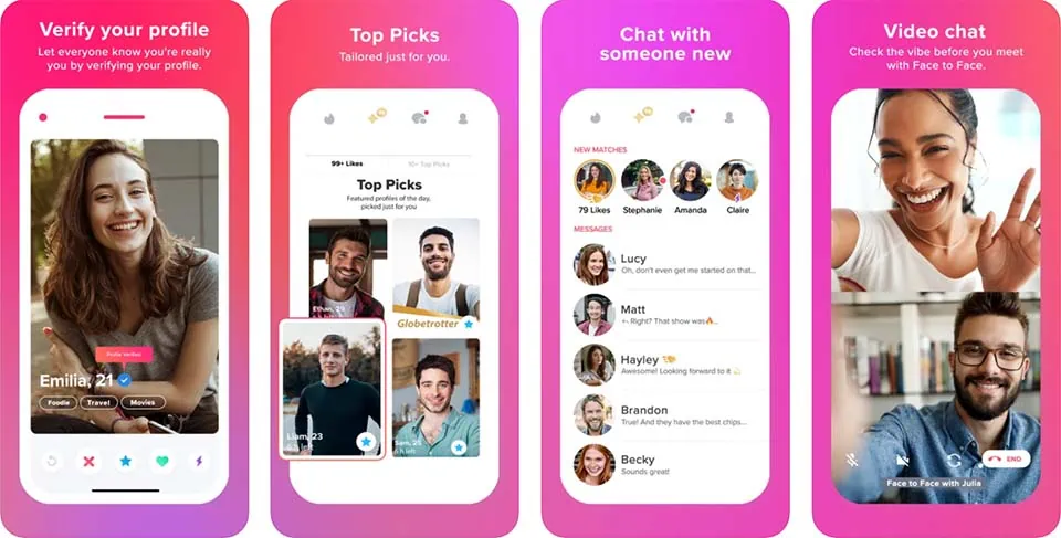 Tinder on iOS